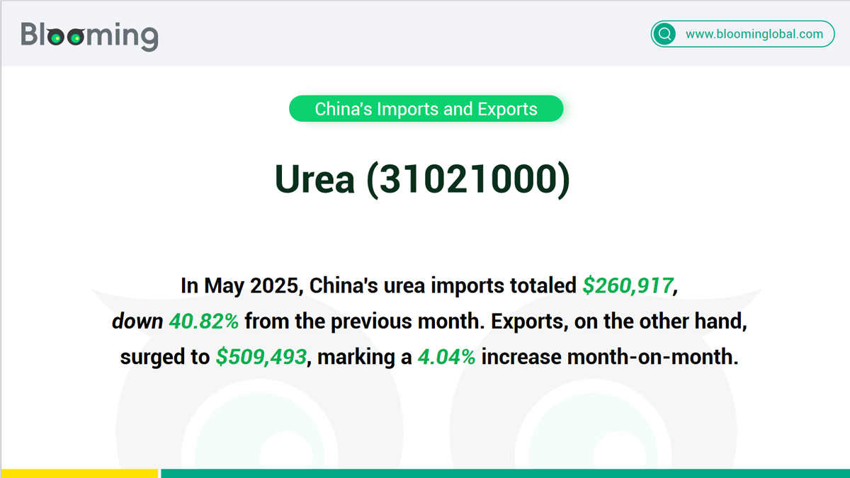 China's Urea Market in May 2025: Import Boom, Export Collapse
