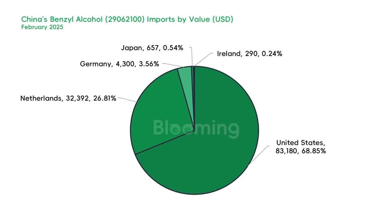 China's Benzyl Alcohol Trade in February 2025: Import & Export Trends Unveiled - 04