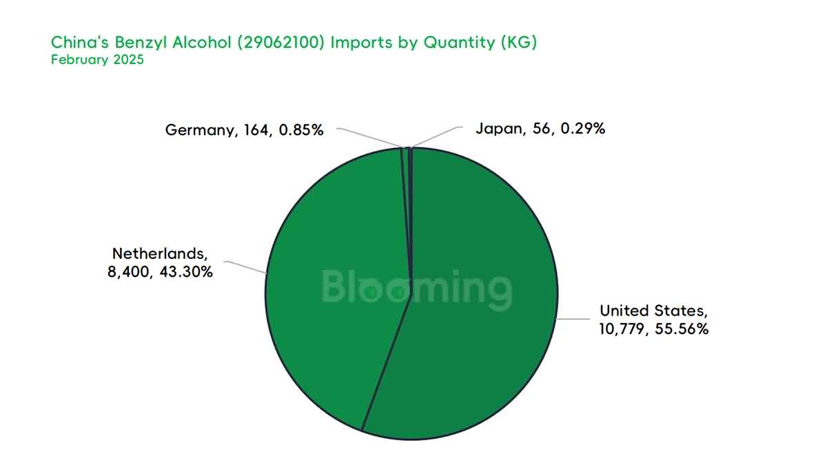 China's Benzyl Alcohol Trade in February 2025: Import & Export Trends Unveiled - 03
