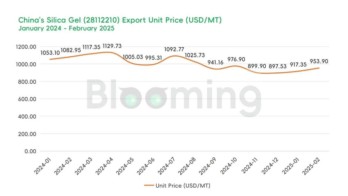 China's Silica Gel Trade in February 2025: Strong Year-on-Year Growth Despite Monthly Declines - 06