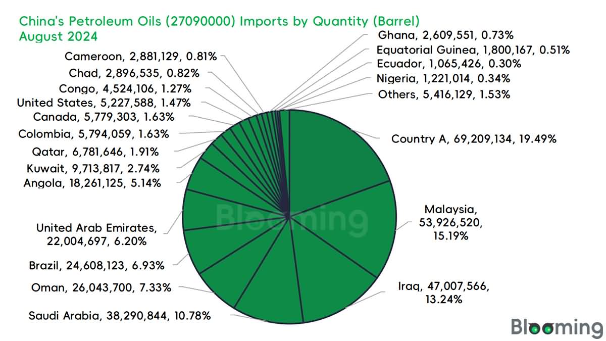 August 2024 China Petroleum Oils Imports and Exports Data 03