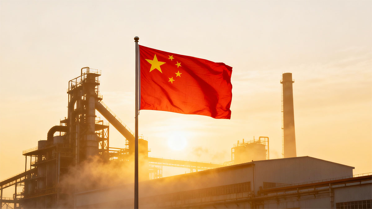 China's Industrial Output Rises 5.2% in December, 5.9% in 2025